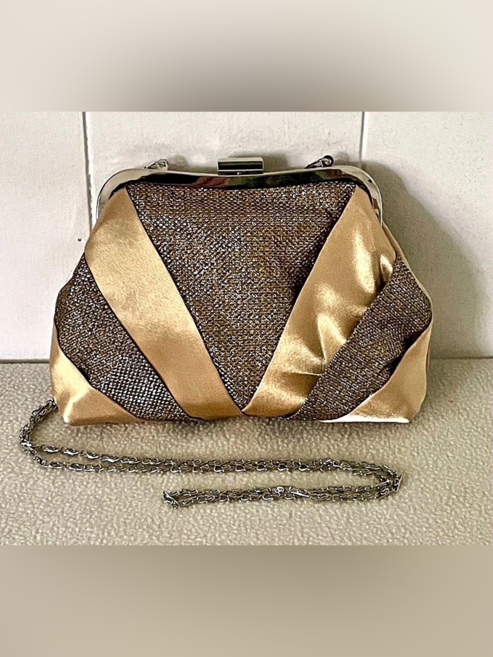 Gold & Silver Evening Clutch